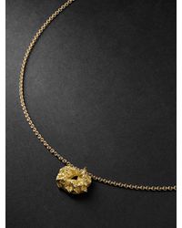 Elhanati Rock Gold Necklace - Metallic