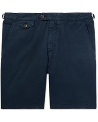 MR P. - Straight-leg Organic Cotton-blend Twill Bermuda Shorts - Lyst