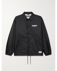 Neighborhood - Logo-Print Shell Jacket - Lyst