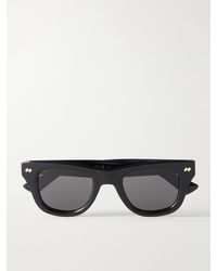 Bottega Veneta - Bold Ribbon Stud D-frame Recycled-acetate Sunglasses - Lyst