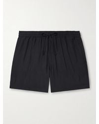 NN07 - Ryder 5971 Straight-Leg Crinkled Tencel Modal-Blend Drawstring Shorts - Lyst