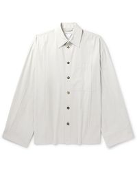 Bottega Veneta - Oversized Cotton Overshirt - Lyst