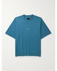 Givenchy - Aqua Star Story Oversized Logo-Embroidered Printed Cotton-Jersey T-Shirt - Lyst