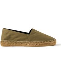 Saint Laurent - Cassandre Gabardine Espadrilles - Lyst