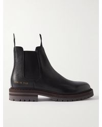 Common Projects - Full-grain Leather Chelsea Boots - Lyst