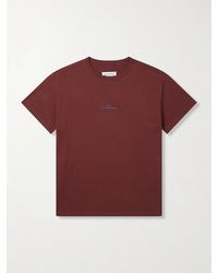 Maison Margiela - Logo-Embroidered Cotton-Jersey T-Shirt - Lyst