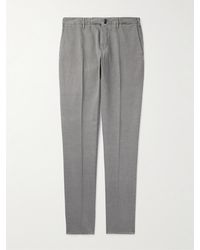 Incotex - Venezia 1951 schmal und gerade geschnittene Hose aus einer Baumwoll-Leinenmischung - Lyst