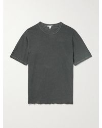 James Perse - Garment-dyed Slub Cotton-jersey T-shirt - Lyst