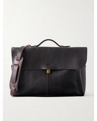 Bleu De Chauffe - Charles Full-Grain Leather Briefcase - Lyst