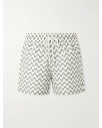 Frescobol Carioca - Rio Straight-leg Mid-length Printed Swim Shorts - Lyst
