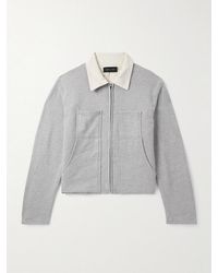 Les Tien - Utility Heavyweight Structured-fleece Cotton-jersey Zip-up Jacket - Lyst