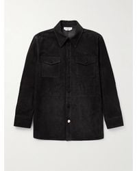 Gabriela Hearst - Lucas Suede Overshirt - Lyst