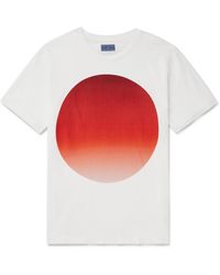 Blue Blue Japan - Omaru Gradation Printed Cotton-Jersey T-Shirt - Lyst