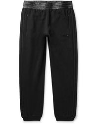 Moncler Genius - Adidas Originals Tapered Shell-trimmed Cotton-jersey Sweatpants - Lyst