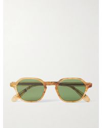 Garrett Leight - Temescal Hexagon-Frame Acetate Sunglasses - Lyst