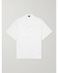 James Perse - Convertible-collar Linen Shirt - Lyst