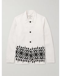 Portuguese Flannel - Labura Embroidered Linen Chore Jacket - Lyst