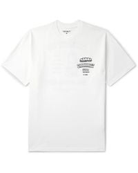Carhartt - Logo-print Cotton-jersey T-shirt - Lyst