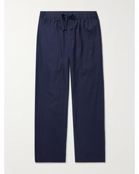 Tekla - Organic Cotton-poplin Pyjama Trousers - Lyst