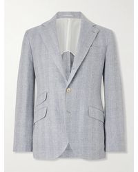 Brunello Cucinelli - Sakko aus einer Mischung aus Leinen - Lyst
