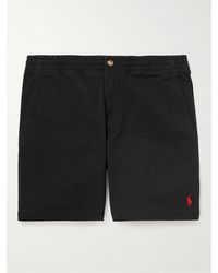 Polo Ralph Lauren - Logo-embroidered Cotton-blend Twill Shorts - Lyst