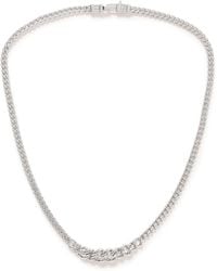 Tom Wood - Dean Recycled Rhodium-plated Chain Necklace - Lyst