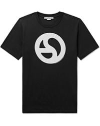 Acne Studios - Everest Logo-Print Cotton And Lyocell-Blend Jersey T-Shirt - Lyst