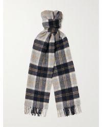 James Purdey & Sons - Fringed Checked Cashmere Scarf - Lyst