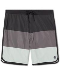 Outerknown - Tasty Scallop Mid-length Printed Recycled-shell Swim Shorts - Lyst