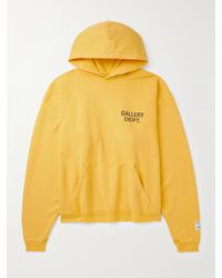GALLERY DEPT. - 90's Oversized Logo-Print Cotton-Jersey Hoodie - Lyst
