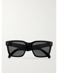 Celine - Black Frame 45 Square-Frame Acetate Sunglasses - Lyst