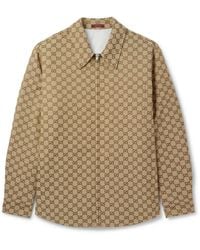 Gucci - Gg Shirt Jacket - Lyst