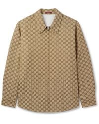 Gucci - Gg Shirt Jacket - Lyst
