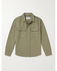 FRAME - Cotton Overshirt - Lyst