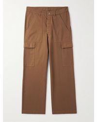 Rick Owens - Washed Cotton-twill Cargo Trousers - Lyst