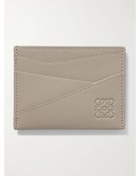 Loewe - Puzzle Logo-Debossed Leather Cardholder - Lyst