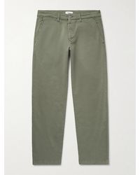 NN07 - Aden 1923 Straight-leg Organic Cotton-blend Twill Chinos - Lyst