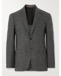 Canali - Wool-blend Suit Jacket - Lyst