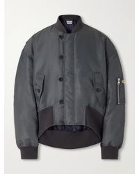 JW Anderson - Rib-Trimmed Shell Bomber Jacket - Lyst