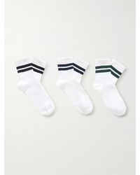MR P. - Three-Pack Cotton-Blend Socks - Lyst