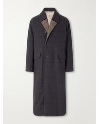 Our Legacy - Collapse Prince Of Wales Virgin Wool-Twill Coat - Lyst