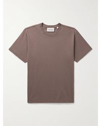 FRAME - Cotton-jersey T-shirt - Lyst