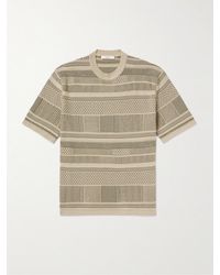 MR P. - T-shirt in cotone jacquard - Lyst