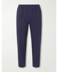 Folk - Drawcord Assembly Straight-Leg Brushed Cotton Trousers - Lyst