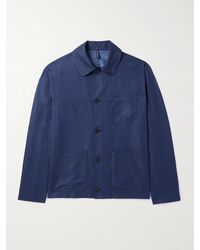 Incotex - Venezia 1951 Arbeitsjacke aus Twill aus einer Baumwoll-Leinenmischung - Lyst