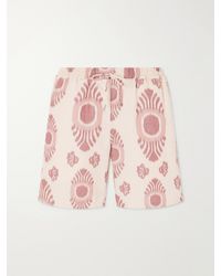 A Kind Of Guise - Volta Straight-leg Cotton-blend Jacquard Drawstring Shorts - Lyst