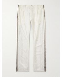 Etro - Silk Trousers - Lyst