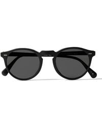 Oliver Peoples - Gregory Peck Round-frame Acetate Sunglasses - Lyst