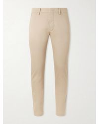 NN07 - Theo 1420 Tapered Organic Cotton-blend Twill Chinos - Lyst