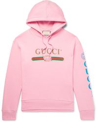 pink gucci hoodie mens